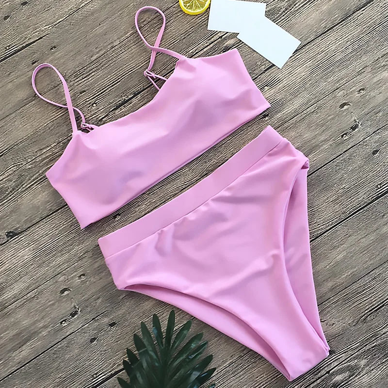 Aria Sol – Minimalist High-Waist Bikini