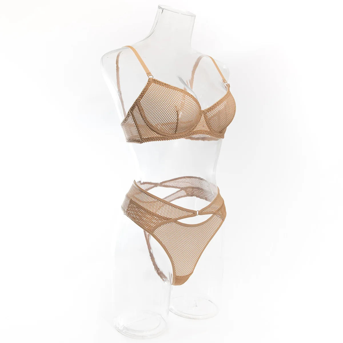 Underwire Lace Lingerie Set – 3 Piece