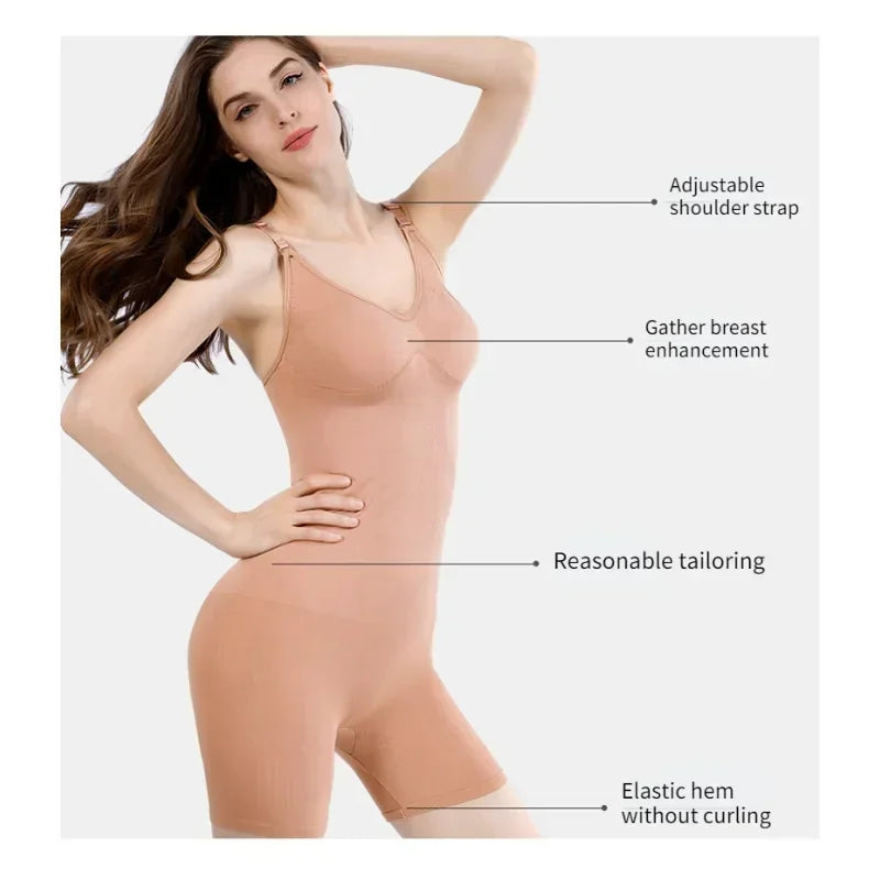 Waist Trainer Shapewear with Butt Lifter & Chest Enhancer
