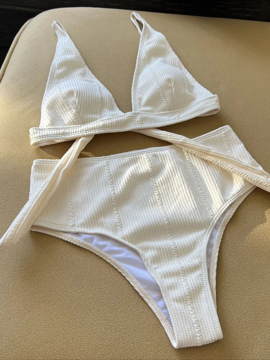 Aria V - High-Waist Triangle Bikini