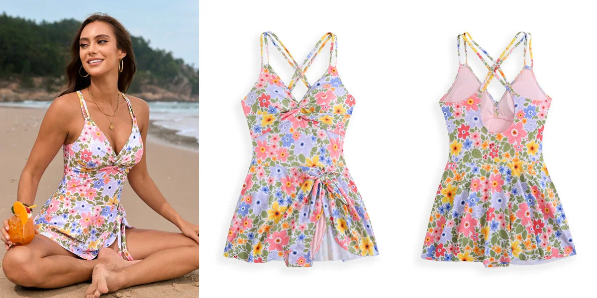 Isla Verde – Floral Bohemian Bikini Set