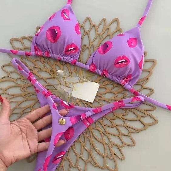 Savanna Luxe – Leopard Trim Bikini
