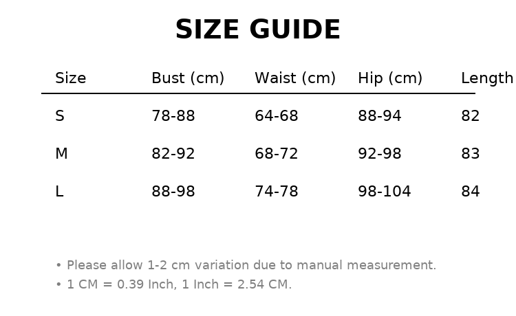 Women's Retro Y2K PU Leather Bodycon Mini Dress size chart