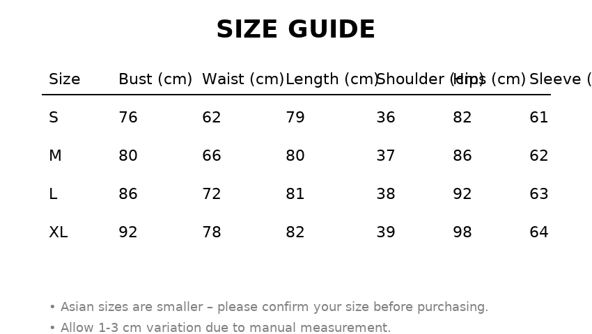 Women's Long Sleeve V-Neck Folded Slim Streetwear Dress size chart