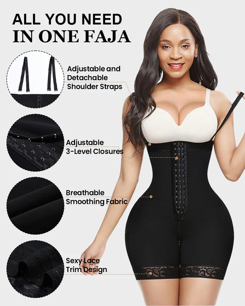 QualisPrime® Tummy Control Butt Lifter Bodysuit BBL Fajas