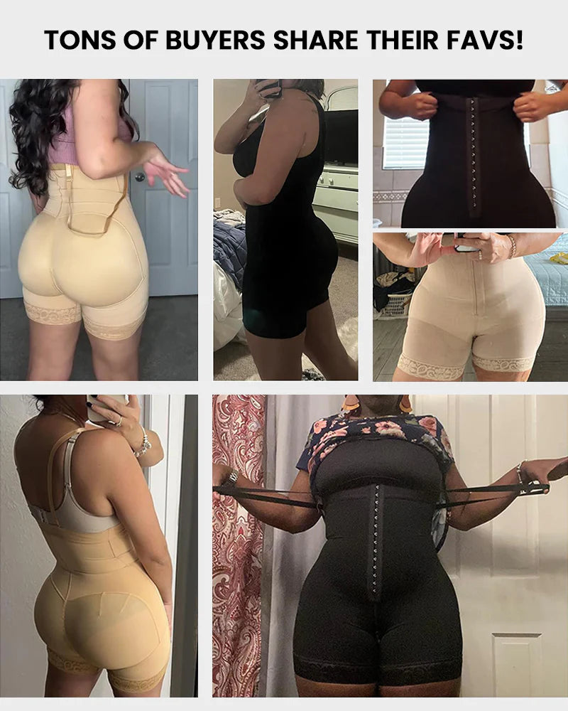 QualisPrime® Tummy Control Butt Lifter Bodysuit BBL Fajas