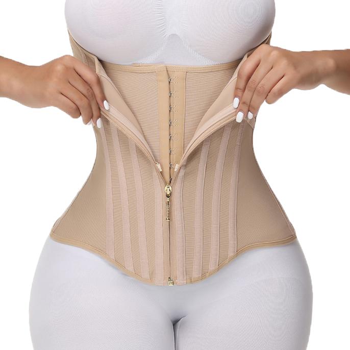 Fajas Colombianas Double Compression Tummy Control Waist Trainer