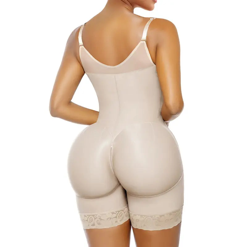 Women’s Fajas Colombianas shapewear Tummy Control Butt Lifter Shaper with Zipper Crotch detachable shoulder strap SpringStatements