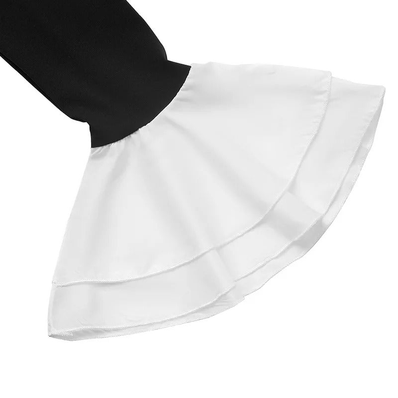 Monochrome Muse – A-Line Mini Dress
